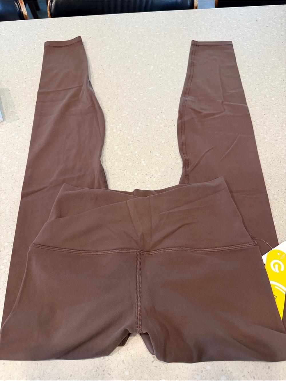 High-Rise Chocolate Brown Performance Leggings